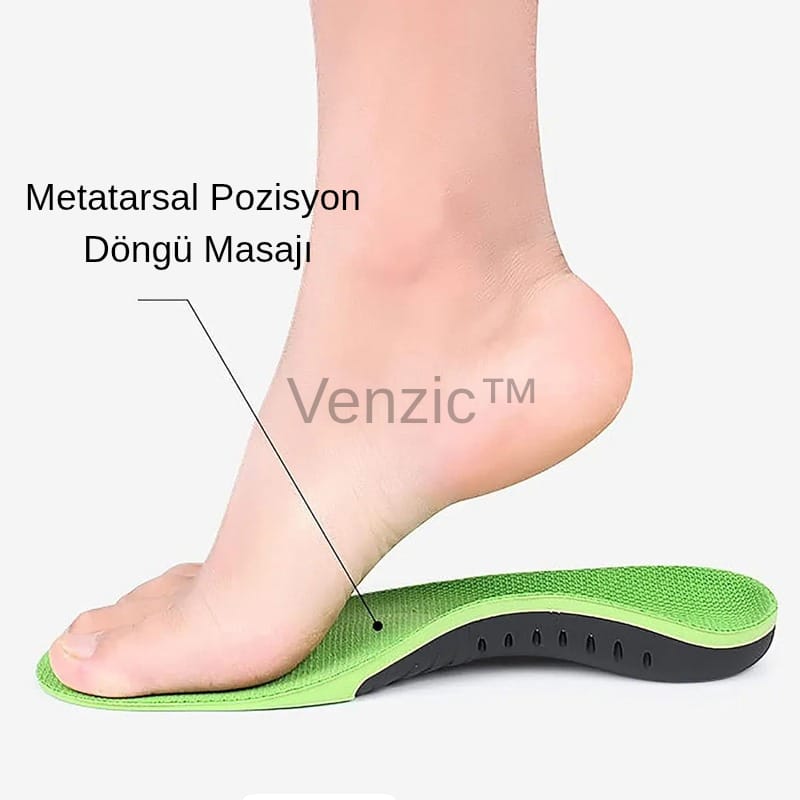 👣YÜKSEK KEMER VE ARK DESTEKLİ TABANLIK VENZIC™