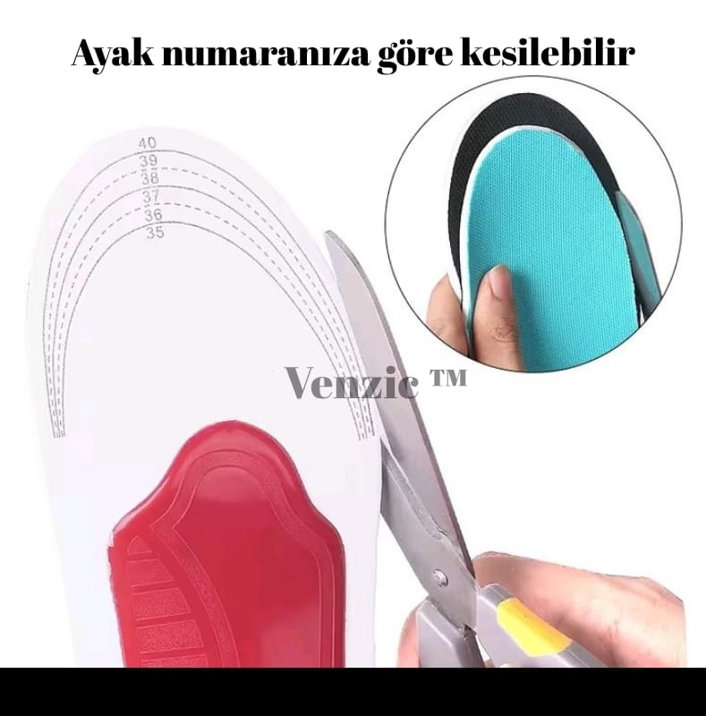 👣 DÜZ TABANLIK DESTEKLİ ORTOPEDİK KONFOR – VENZIC™ Venzic tm