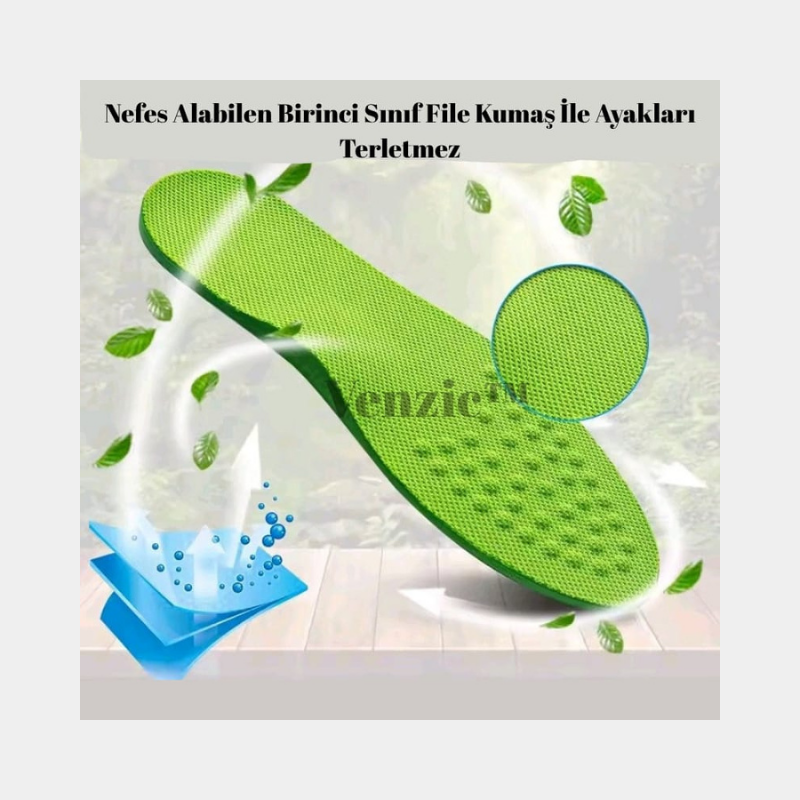 O BACAK DURUŞUNU DÜZENLEYEN ORTOPEDİK TABANLIK Venzic tm